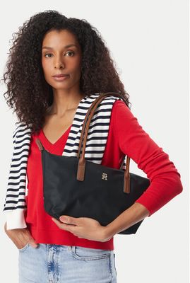 Tommy Hilfiger - Shopper bag elegancka ze sklepu: eobuwie.pl w kategorii: Torby Shopper bag - zdjęcie WP-EBWP-9KUZS-09B_0000306163812