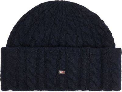 Czapka zimowa damska Tommy Hilfiger ze sklepu: eobuwie.pl w kategorii: Czapki zimowe damskie