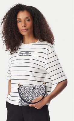 Bluzka damska letnia Tommy Hilfiger ze sklepu: eobuwie.pl w kategorii: Bluzki damskie - zdjęcie WP-EBWP-9KUZS-09B_0000306164581