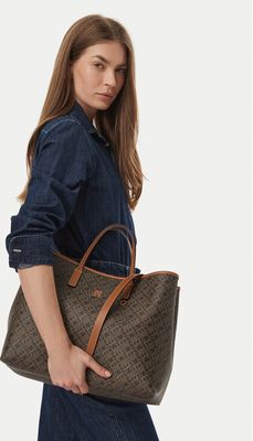 Shopper bag elegancka Tommy Hilfiger ze sklepu: eobuwie.pl w kategorii: Torby Shopper bag - zdjęcie WP-EBWP-9KUZS-09B_0000306164765