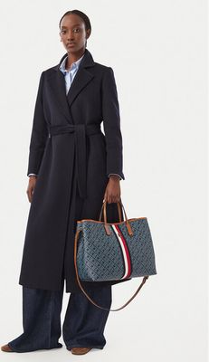 Shopper bag elegancka Tommy Hilfiger ze sklepu: eobuwie.pl w kategorii: Torby Shopper bag - zdjęcie WP-EBWP-9KUZS-09B_0000306164819