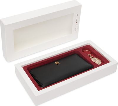 Portfel damski Tommy Hilfiger ze sklepu: eobuwie.pl w kategorii: Portfele damskie - zdjęcie WP-EBWP-9KUZS-09B_0000306165250