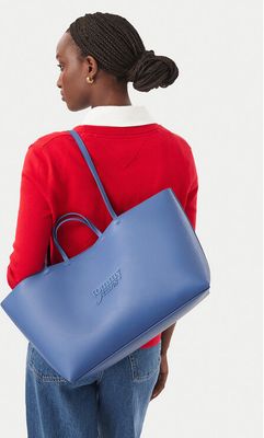 Shopper bag wakacyjna Tommy Jeans ze sklepu: eobuwie.pl w kategorii: Torby Shopper bag - zdjęcie WP-EBWP-9KUZS-09B_0000306165359