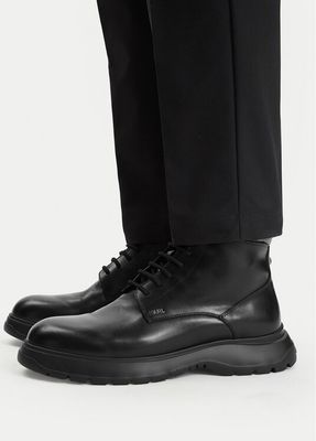Buty zimowe męskie na zimę Karl Lagerfeld ze sklepu: eobuwie.pl w kategorii: Buty zimowe męskie