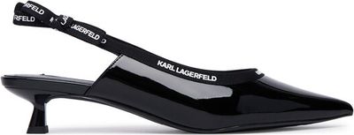 Czółenka letnie Karl Lagerfeld ze sklepu: eobuwie.pl w kategorii: Czółenka - zdjęcie WP-EBWP-9KUZS-09B_0000306166523