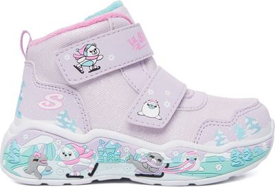 Buty zimowe dziecięce na zimę Skechers ze sklepu: eobuwie.pl w kategorii: Buty zimowe dziecięce