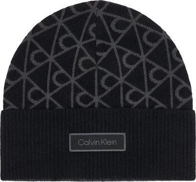 Czapka zimowa męska Calvin Klein ze sklepu: eobuwie.pl w kategorii: Czapki zimowe męskie - zdjęcie WP-EBWP-9KUZS-09B_0000306182035
