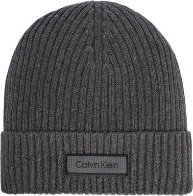 Czapka zimowa męska Calvin Klein ze sklepu: eobuwie.pl w kategorii: Czapki zimowe męskie - zdjęcie WP-EBWP-9KUZS-09B_0000306182172
