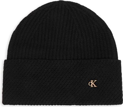 Czapka zimowa damska Calvin Klein ze sklepu: eobuwie.pl w kategorii: Czapki zimowe damskie - zdjęcie WP-EBWP-9KUZS-09B_0000306183988