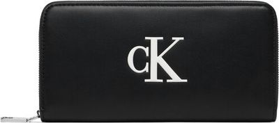 Portfel damski Calvin Klein ze sklepu: eobuwie.pl w kategorii: Portfele damskie - zdjęcie WP-EBWP-9KUZS-09B_0000306184374
