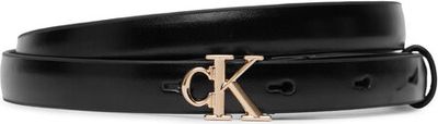 Calvin Klein - Pasek ze sklepu: eobuwie.pl w kategorii: Paski damskie - zdjęcie WP-EBWP-9KUZS-09B_0000306184862