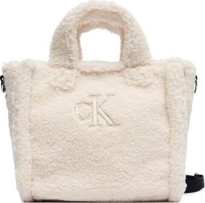 Shopper bag wakacyjna Calvin Klein Jeans ze sklepu: eobuwie.pl w kategorii: Torby Shopper bag - zdjęcie WP-EBWP-9KUZS-09B_0000306187313