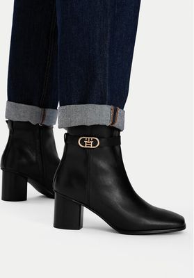 Botki jesienne Tommy Hilfiger ze sklepu: eobuwie.pl w kategorii: Botki - zdjęcie WP-EBWP-9KUZS-09B_0000306190900