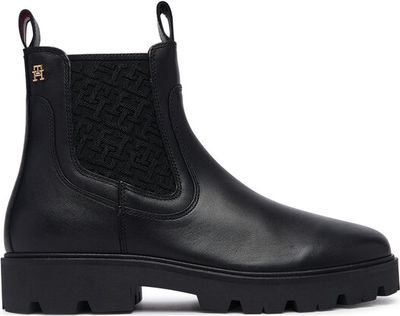 Tommy Hilfiger - Botki na jesień ze sklepu: eobuwie.pl w kategorii: Botki - zdjęcie WP-EBWP-9KUZS-09B_0000306190979
