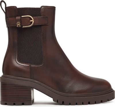Botki jesienne Tommy Hilfiger ze sklepu: eobuwie.pl w kategorii: Botki - zdjęcie WP-EBWP-9KUZS-09B_0000306191013