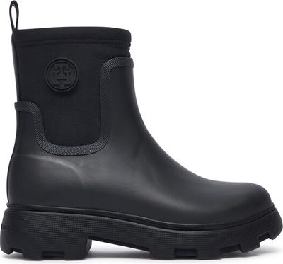 Kalosze damskie na wiosnę Tommy Hilfiger ze sklepu: eobuwie.pl w kategorii: Kalosze damskie - zdjęcie WP-EBWP-9KUZS-09B_0000306194410