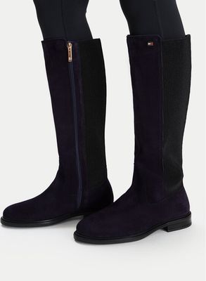 Tommy Hilfiger - Kozaki damskie na zimę ze sklepu: eobuwie.pl w kategorii: Kozaki damskie