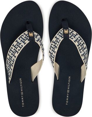 Klapki damskie na lato Tommy Hilfiger ze sklepu: eobuwie.pl w kategorii: Klapki damskie - zdjęcie WP-EBWP-9KUZS-09B_0000306194687