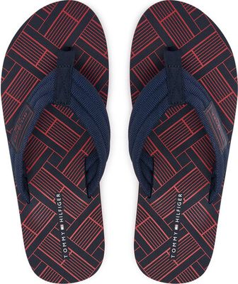 Klapki męskie na lato Tommy Hilfiger ze sklepu: eobuwie.pl w kategorii: Klapki męskie - zdjęcie WP-EBWP-9KUZS-09B_0000306195332