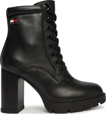 Botki jesienne Tommy Jeans ze sklepu: eobuwie.pl w kategorii: Botki - zdjęcie WP-EBWP-9KUZS-09B_0000306195639