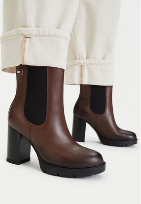 Botki jesienne Tommy Jeans ze sklepu: eobuwie.pl w kategorii: Botki - zdjęcie WP-EBWP-9KUZS-09B_0000306195677
