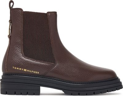 Tommy Hilfiger - Botki na jesień ze sklepu: eobuwie.pl w kategorii: Botki - zdjęcie WP-EBWP-9KUZS-09B_0000306196032