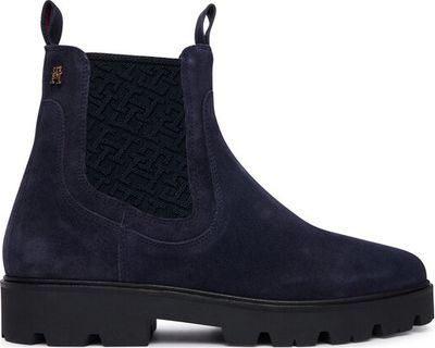 Botki jesienne Tommy Hilfiger ze sklepu: eobuwie.pl w kategorii: Botki - zdjęcie WP-EBWP-9KUZS-09B_0000306196087