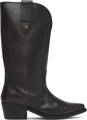 Kozaki damskie na zimę Tommy Hilfiger ze sklepu: eobuwie.pl w kategorii: Kozaki damskie - zdjęcie WP-EBWP-9KUZS-09B_0000306196407