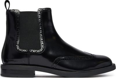 Buty zimowe męskie jesienne Tommy Hilfiger ze sklepu: eobuwie.pl w kategorii: Buty zimowe męskie - zdjęcie WP-EBWP-9KUZS-09B_0000306197541