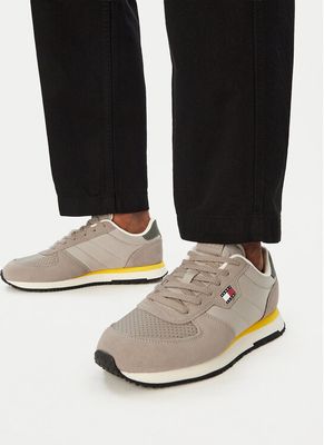 Tommy Jeans - Buty sportowe męskie jesienne ze sklepu: eobuwie.pl w kategorii: Buty sportowe męskie - zdjęcie WP-EBWP-9KUZS-09B_0000306197640
