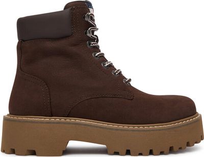 Workery damskie jesienne Tommy Jeans ze sklepu: eobuwie.pl w kategorii: Workery damskie - zdjęcie WP-EBWP-9KUZS-09B_0000306197749