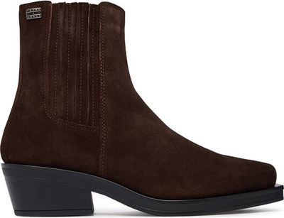 Botki jesienne Tommy Jeans ze sklepu: eobuwie.pl w kategorii: Botki - zdjęcie WP-EBWP-9KUZS-09B_0000306197787