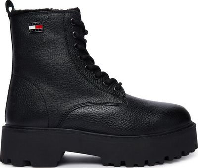 Tommy Jeans - Botki na jesień ze sklepu: eobuwie.pl w kategorii: Botki - zdjęcie WP-EBWP-9KUZS-09B_0000306197817