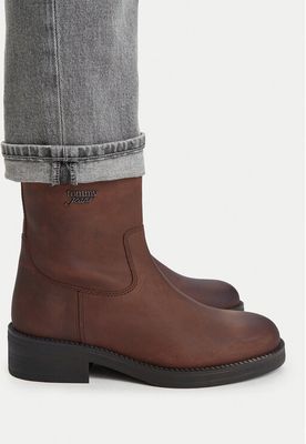 Botki jesienne Tommy Jeans ze sklepu: eobuwie.pl w kategorii: Botki