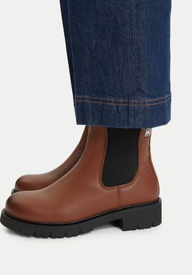 Botki jesienne Tommy Jeans ze sklepu: eobuwie.pl w kategorii: Botki