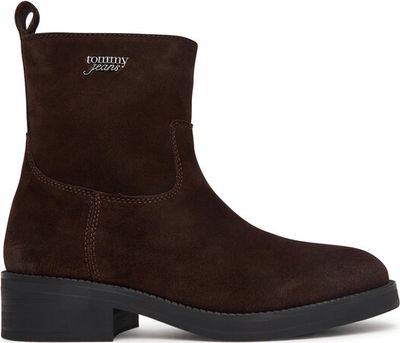 Botki jesienne Tommy Jeans ze sklepu: eobuwie.pl w kategorii: Botki - zdjęcie WP-EBWP-9KUZS-09B_0000306197916
