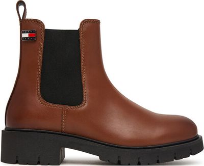 Tommy Jeans - Botki jesienne ze sklepu: eobuwie.pl w kategorii: Botki - zdjęcie WP-EBWP-9KUZS-09B_0000306197923