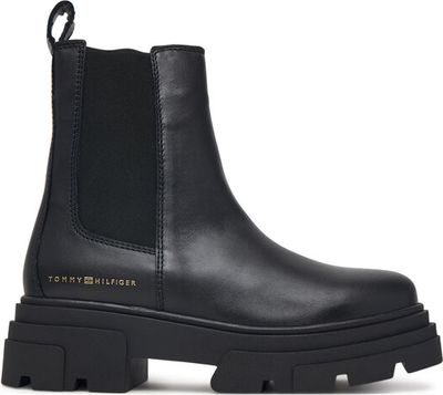 Botki na jesień Tommy Hilfiger ze sklepu: eobuwie.pl w kategorii: Botki - zdjęcie WP-EBWP-9KUZS-09B_0000306198388