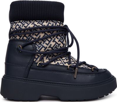 Śniegowce damskie na zimę Tommy Hilfiger ze sklepu: eobuwie.pl w kategorii: Śniegowce damskie