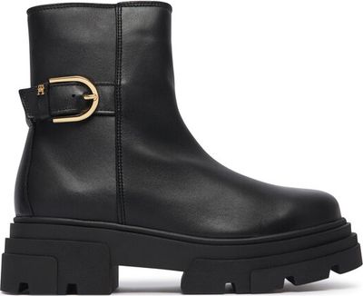 Tommy Hilfiger - Botki na jesień ze sklepu: eobuwie.pl w kategorii: Botki - zdjęcie WP-EBWP-9KUZS-09B_0000306198425
