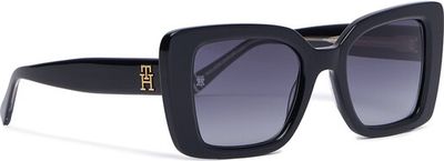 Okulary przeciwsłoneczne damskie Tommy Hilfiger ze sklepu: eobuwie.pl w kategorii: Okulary przeciwsłoneczne damskie - zdjęcie WP-EBWP-9KUZS-09B_0000306219649