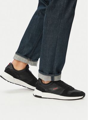 HUGO - Buty sportowe męskie wiosenne ze sklepu: eobuwie.pl w kategorii: Buty sportowe męskie - zdjęcie WP-EBWP-9KUZS-09B_0000306220492