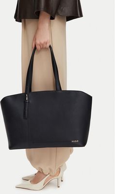 Shopper bag na wakacje elegancka HUGO ze sklepu: eobuwie.pl w kategorii: Torby Shopper bag - zdjęcie WP-EBWP-9KUZS-09B_0000306223790
