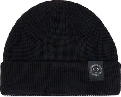 Czapka zimowa męska Armani Exchange ze sklepu: eobuwie.pl w kategorii: Czapki zimowe męskie - zdjęcie WP-EBWP-9KUZS-09B_0000306259218