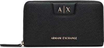 Armani Exchange - Portfel damski ze sklepu: eobuwie.pl w kategorii: Portfele damskie - zdjęcie WP-EBWP-9KUZS-09B_0000306259393