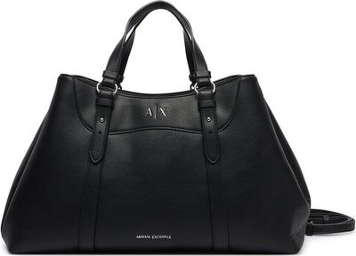 Shopper bag elegancka Armani Exchange ze sklepu: eobuwie.pl w kategorii: Torby Shopper bag - zdjęcie WP-EBWP-9KUZS-09B_0000306259584