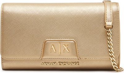 Kopertówka elegancka Armani Exchange ze sklepu: eobuwie.pl w kategorii: Kopertówki - zdjęcie WP-EBWP-9KUZS-09B_0000306259645