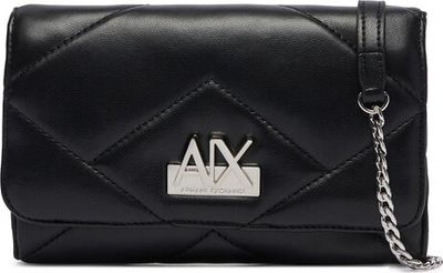 Kopertówka elegancka Armani Exchange ze sklepu: eobuwie.pl w kategorii: Kopertówki - zdjęcie WP-EBWP-9KUZS-09B_0000306259676