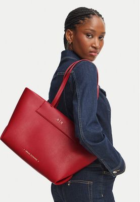 Shopper bag na wakacje Armani Exchange ze sklepu: eobuwie.pl w kategorii: Torby Shopper bag - zdjęcie WP-EBWP-9KUZS-09B_0000306259898