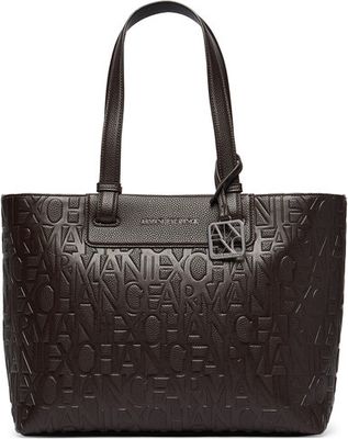 Shopper bag elegancka Armani Exchange ze sklepu: eobuwie.pl w kategorii: Torby Shopper bag - zdjęcie WP-EBWP-9KUZS-09B_0000306260023